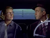 Барбара Бель Геддес и Джеймс Стюарт